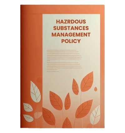 HAZRDOUS SUBSTANCES MANAGEMENT POLICY